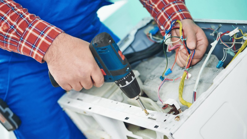 Kula Empero Empero çamaşır makinesi kart tamiri – Su almama arızası orijinal parça ile giderildi. - Teknik servis örneği